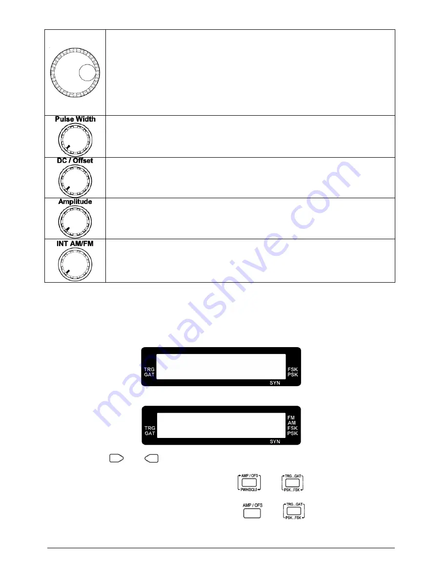 Motech FG 700F Series Operating Manual Download Page 14