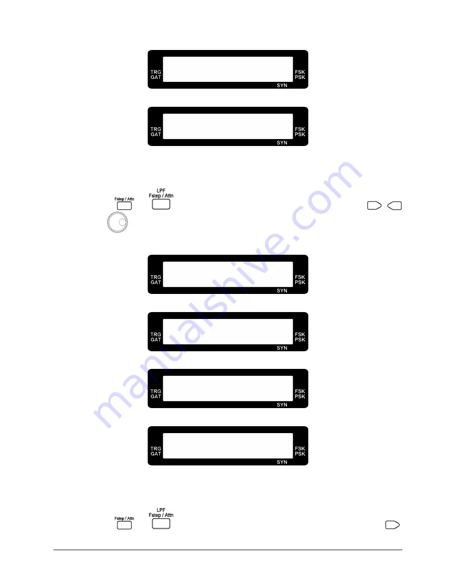 Motech FG 700F Series Operating Manual Download Page 19