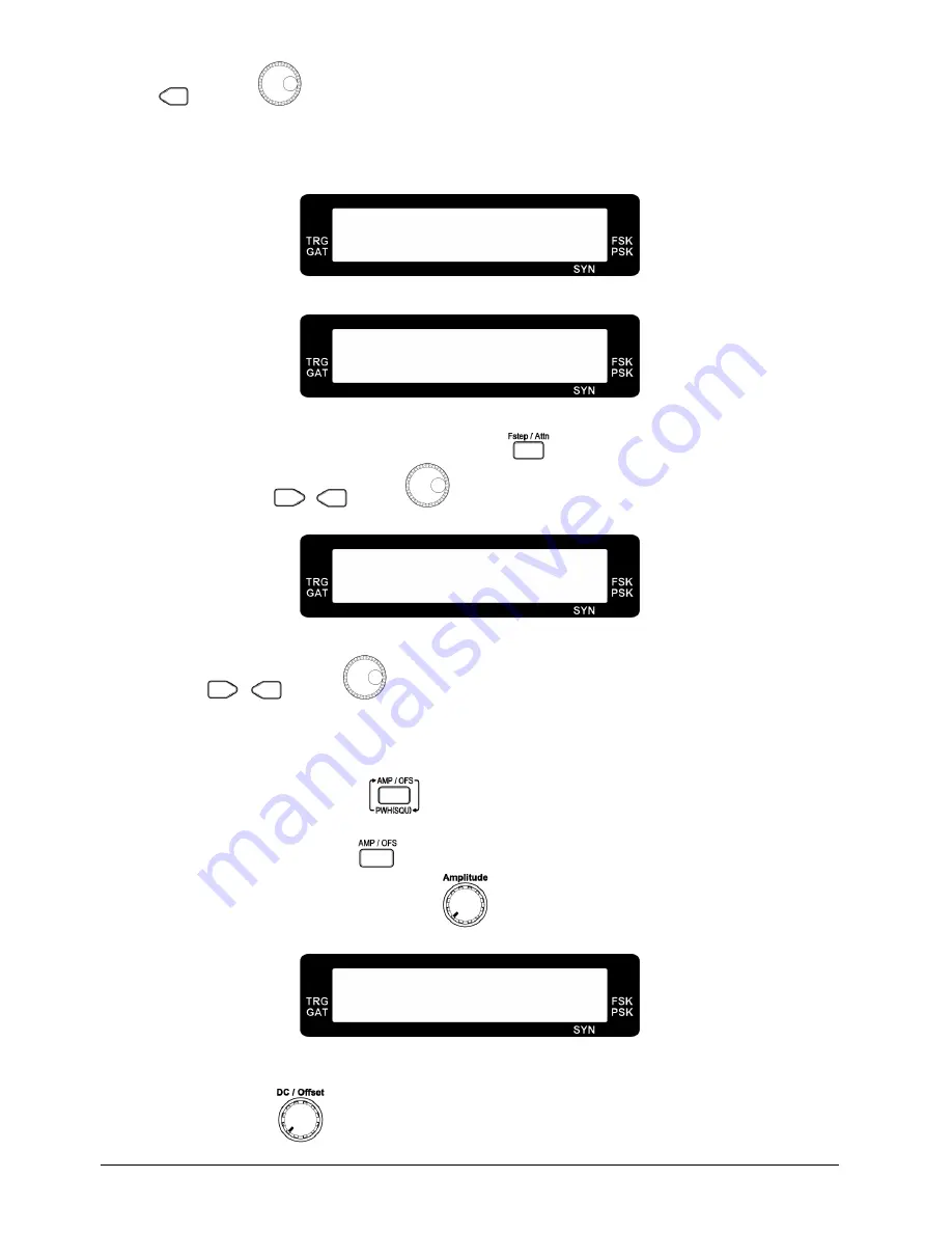 Motech FG 700F Series Operating Manual Download Page 20