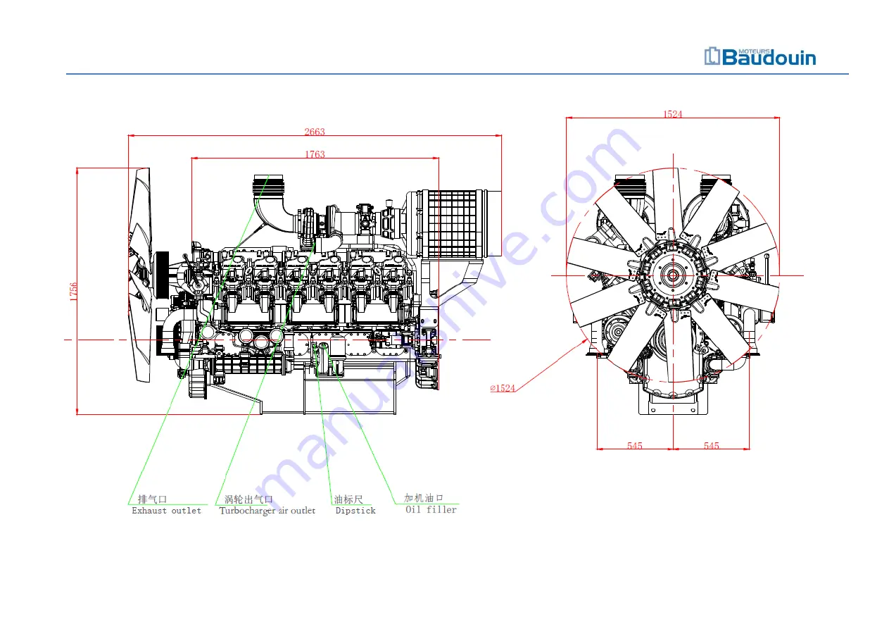 Moteurs Baudouin 12M26 Series Operation & Maintenance Manual Download Page 12