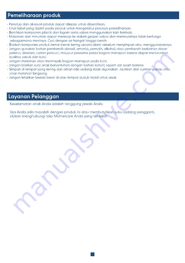 mothercare palma User Manual Download Page 38