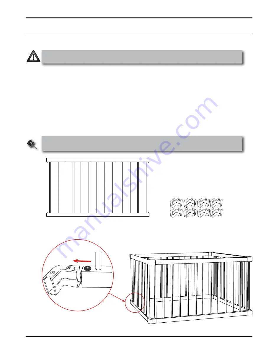 Mother's Choice Wooden Playpen Скачать руководство пользователя страница 5