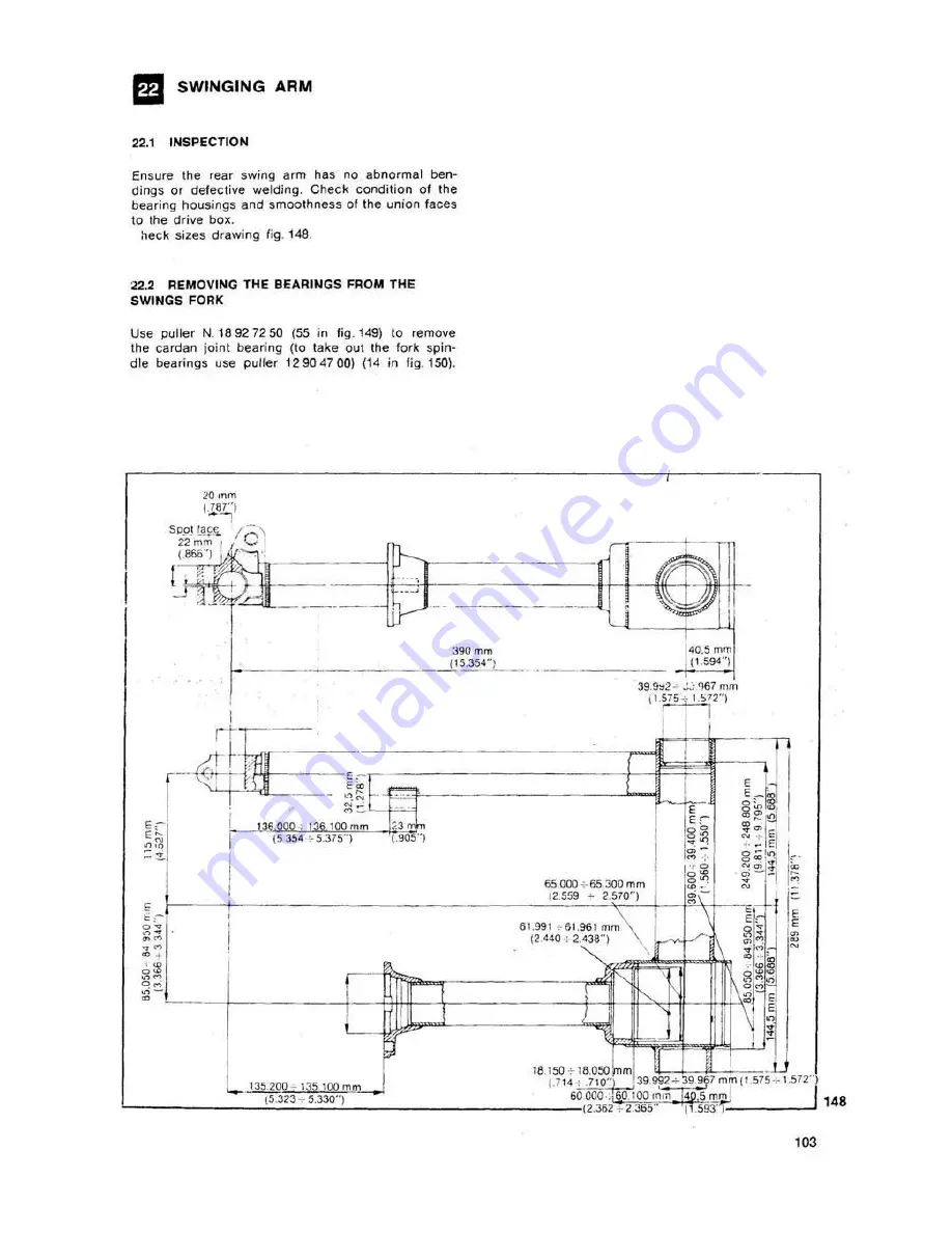 MOTO GUZZI 1000 SP II Workshop Manual Download Page 102