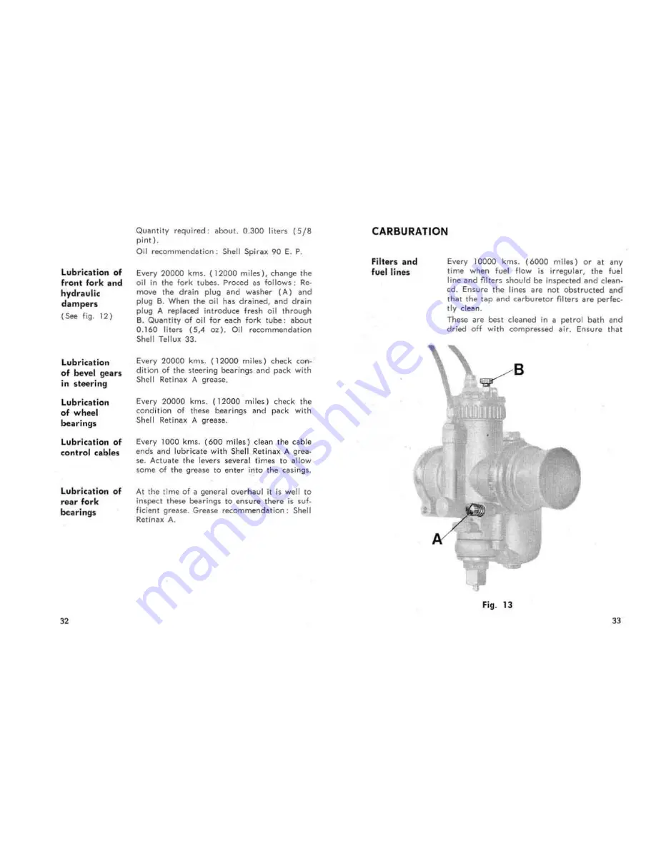 MOTO GUZZI 700 cc Twin V-7 Riders Manual Download Page 18