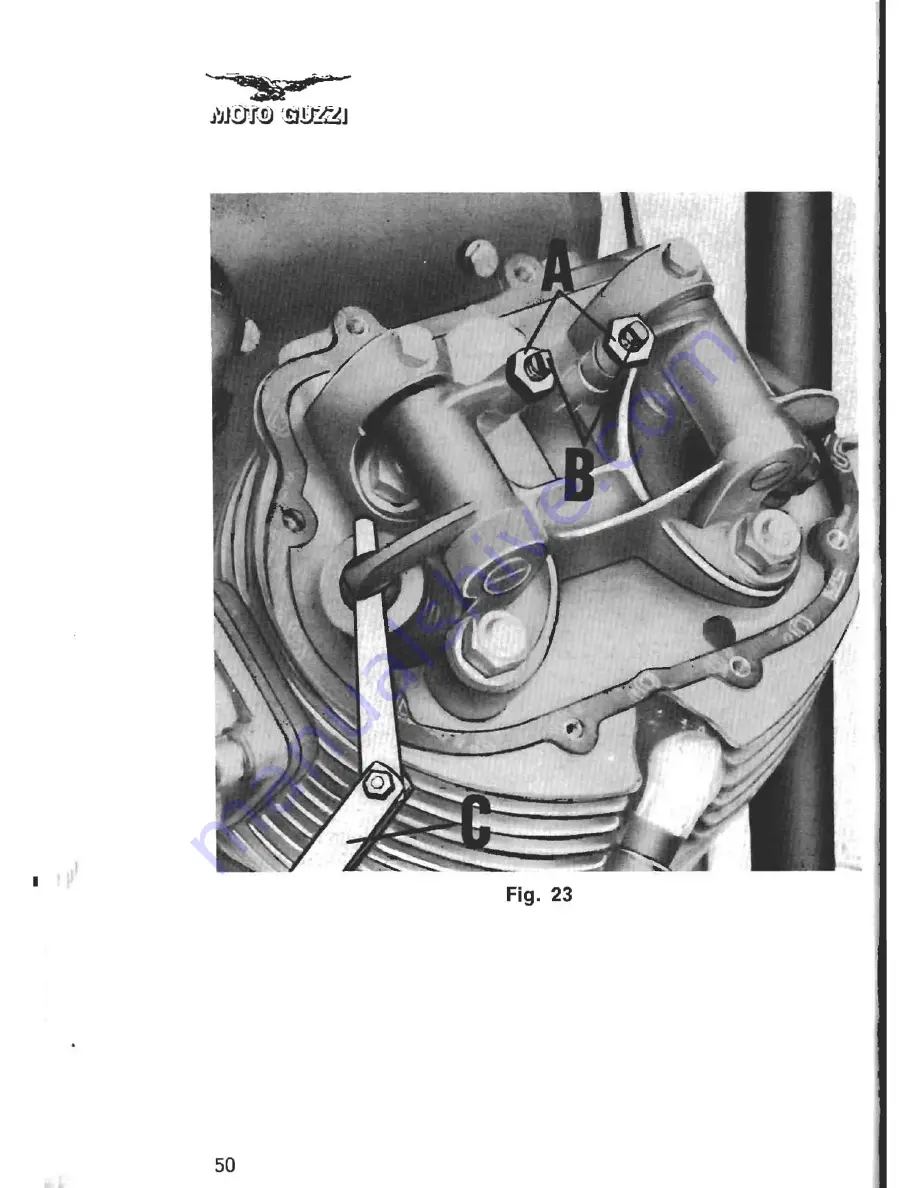 MOTO GUZZI 850 GT 1972 Riders Handbook Download Page 52