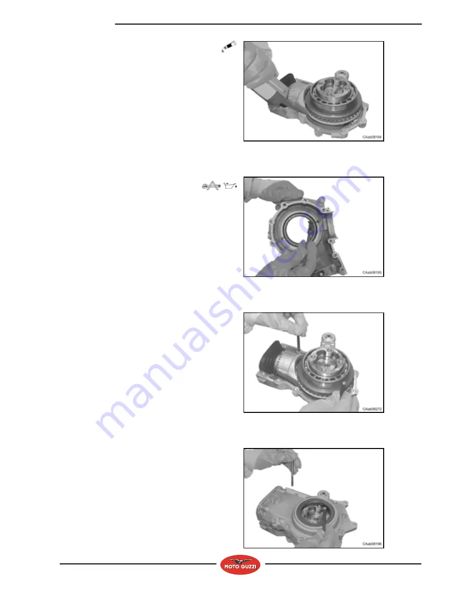 MOTO GUZZI Griso V1100 Workshop Manual Download Page 170