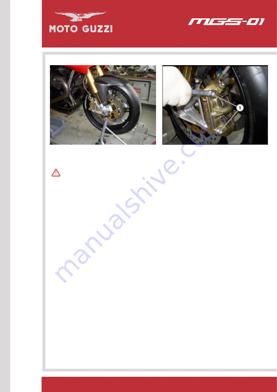 MOTO GUZZI MGS-01 2010 Owner'S Manual Download Page 79