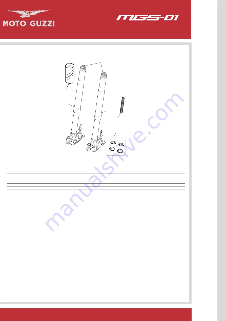 MOTO GUZZI MGS-01 2010 Owner'S Manual Download Page 138