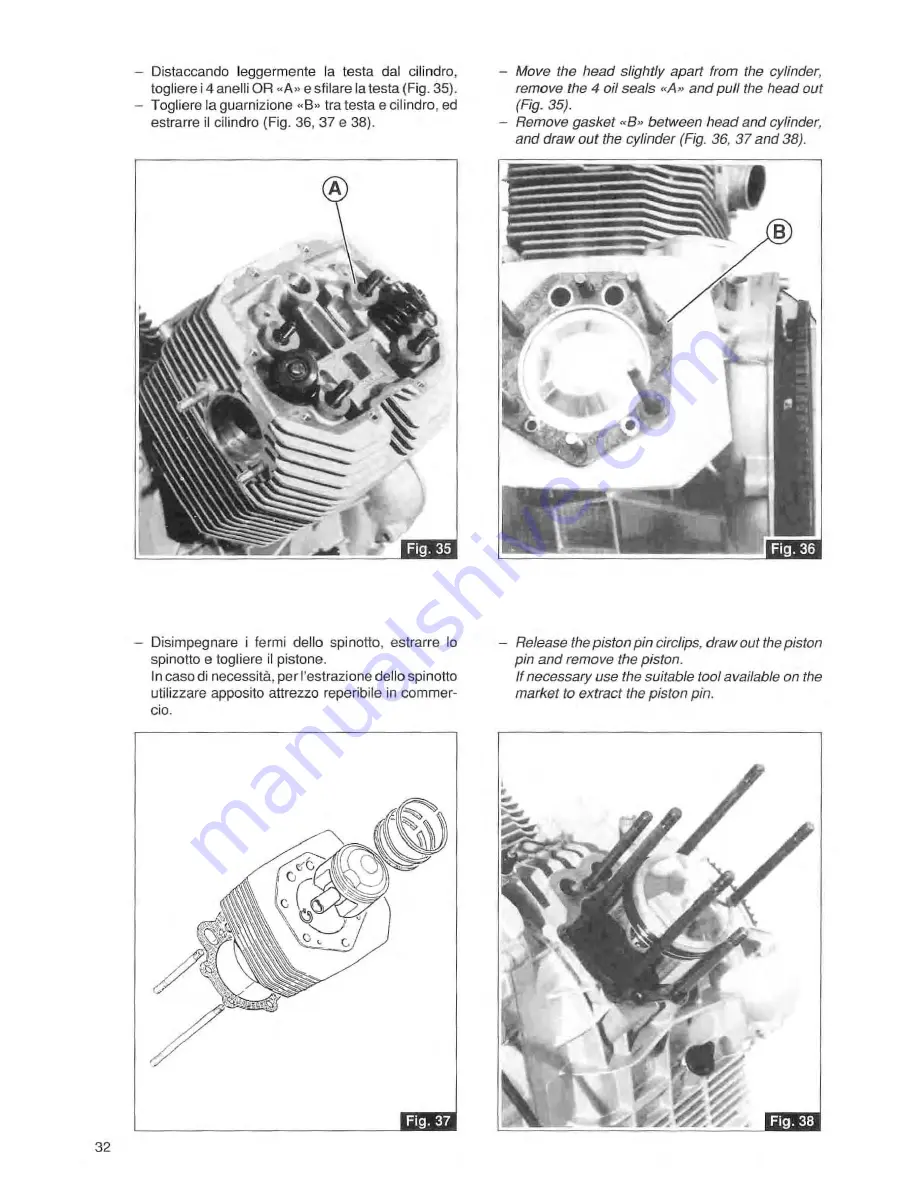 MOTO GUZZI sport 1100 Workshop Manual Download Page 34