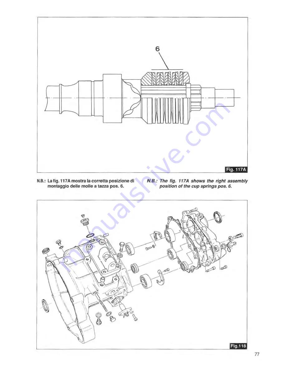 MOTO GUZZI sport 1100 Workshop Manual Download Page 79