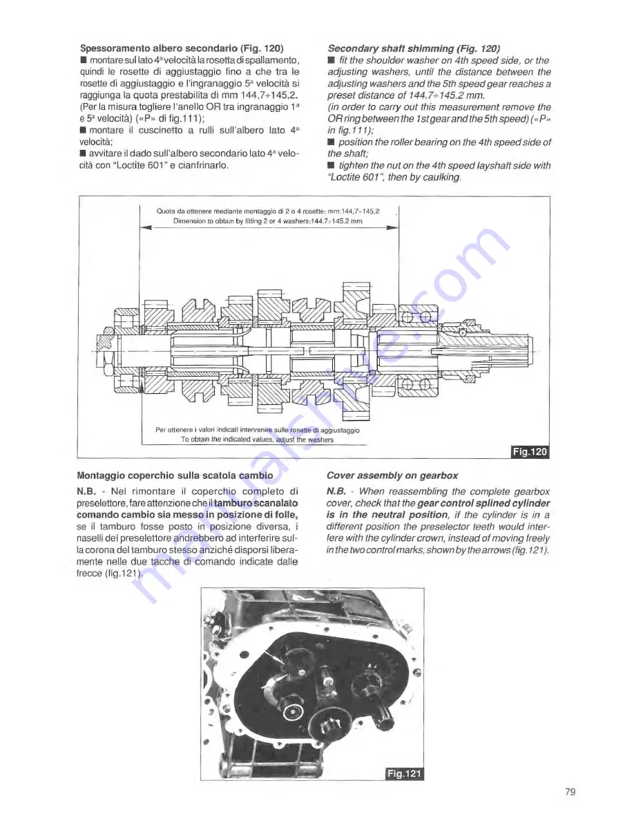 MOTO GUZZI sport 1100 Workshop Manual Download Page 81