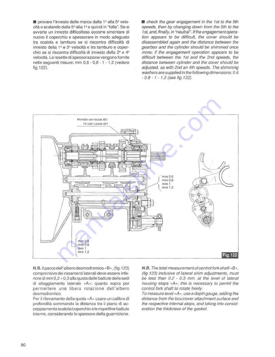 MOTO GUZZI sport 1100 Workshop Manual Download Page 82