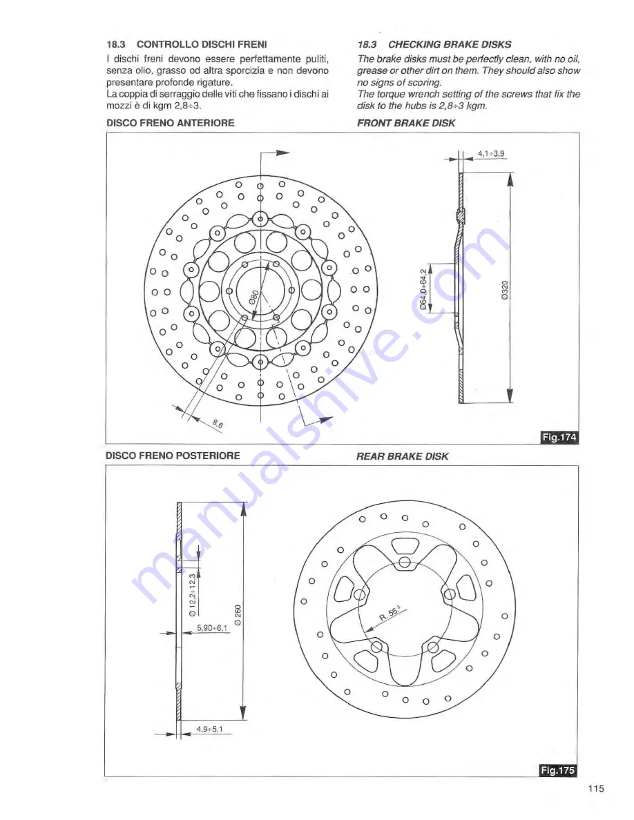 MOTO GUZZI sport 1100 Workshop Manual Download Page 117