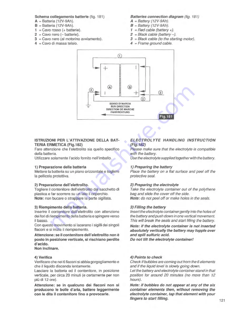 MOTO GUZZI sport 1100 Workshop Manual Download Page 123