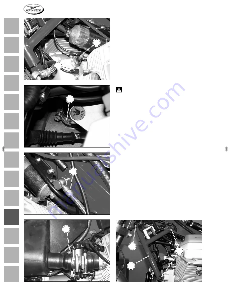 MOTO GUZZI V 11 SPORT Workshop Manual Download Page 262