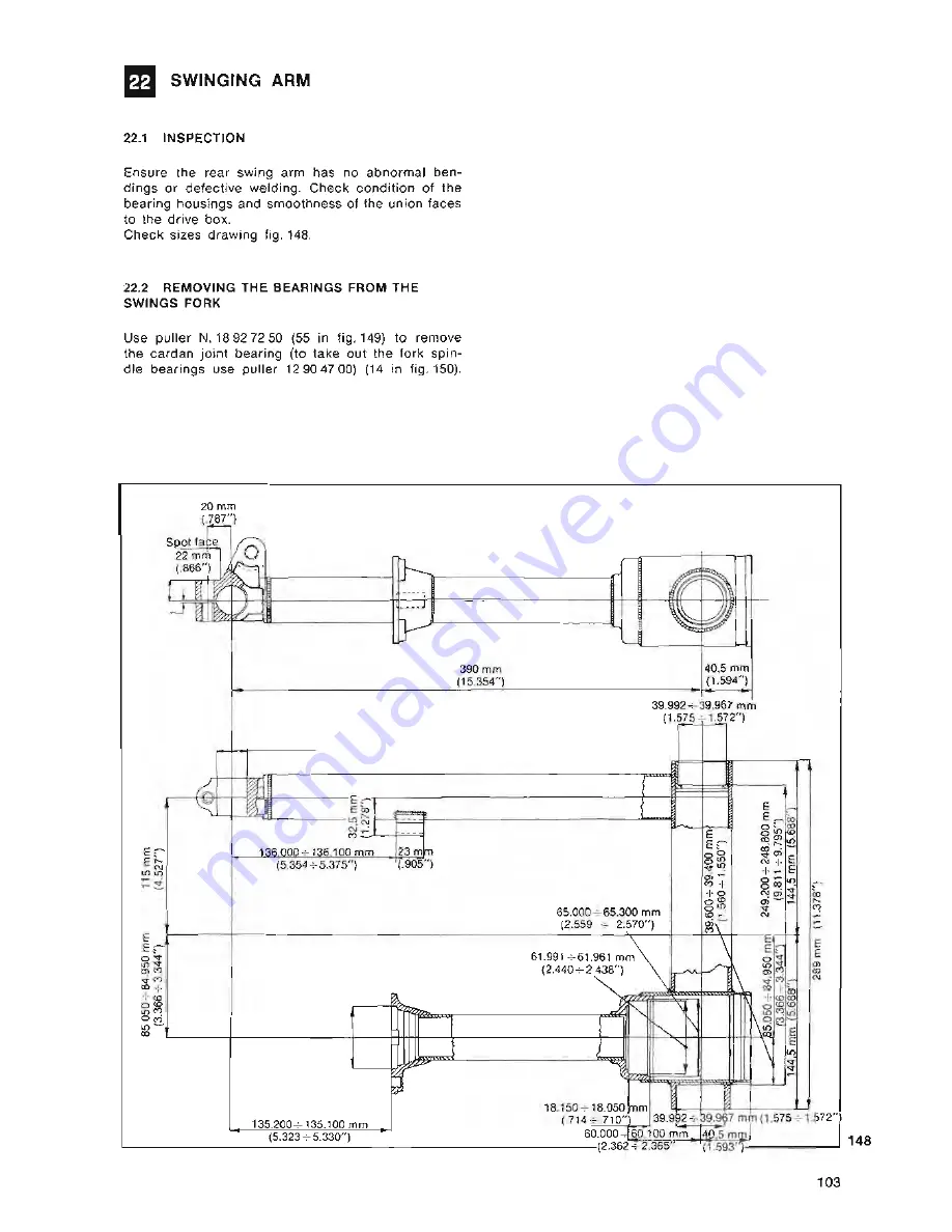 MOTO GUZZI V1000 G5 Workshop Manual Download Page 105