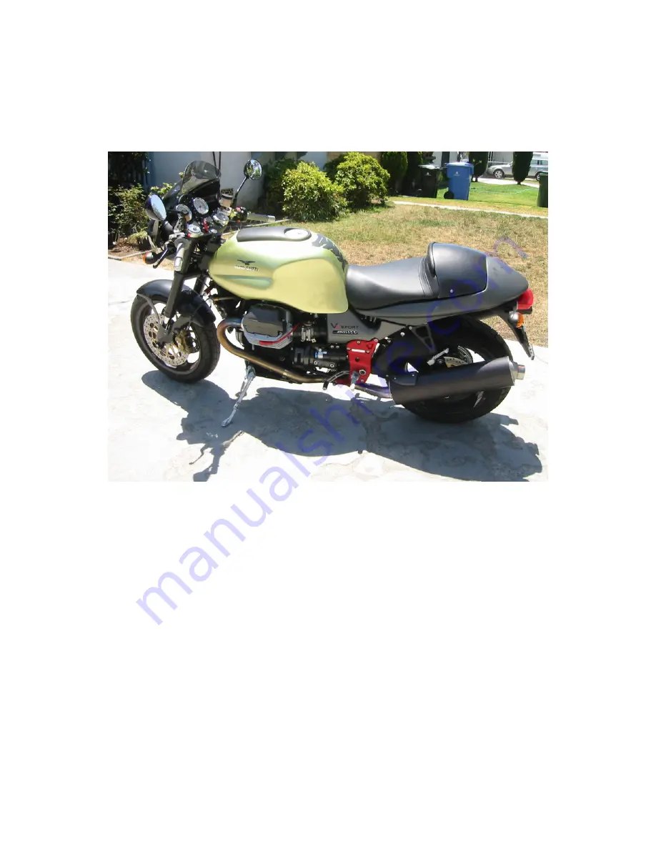 MOTO GUZZI V11 SPORT MY 2003 Скачать руководство пользователя страница 1