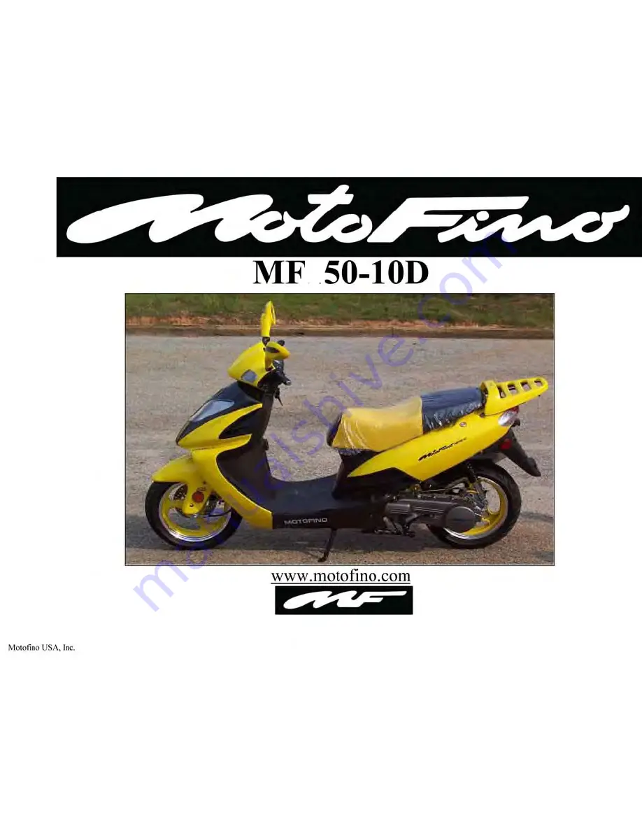 MotoFino MF 50-10D User Manual Download Page 1