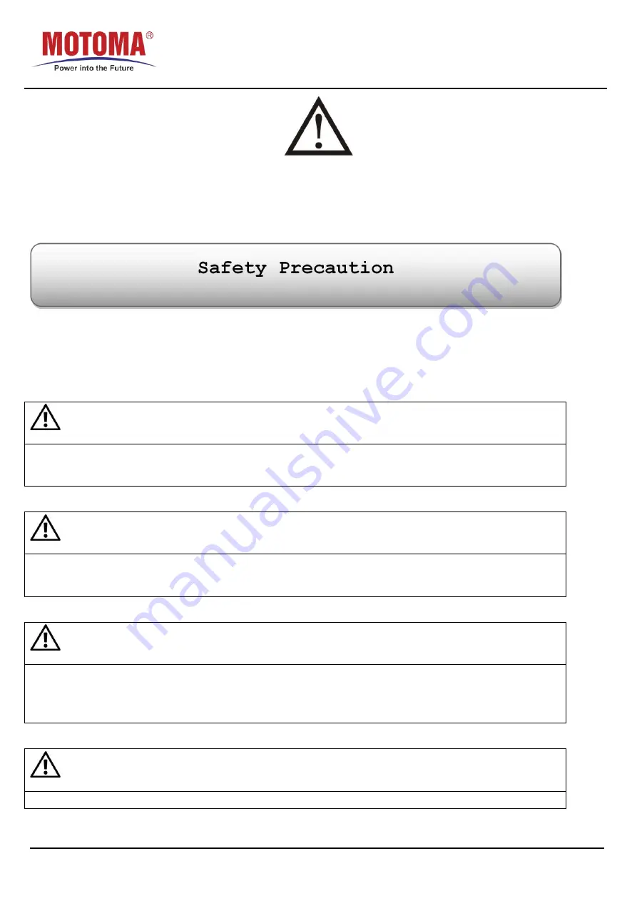 MOTOMA DSE-LFP51.2V50A-16sLFP36115185-50A-PB50-MC-CO07-M21A Manual Download Page 4