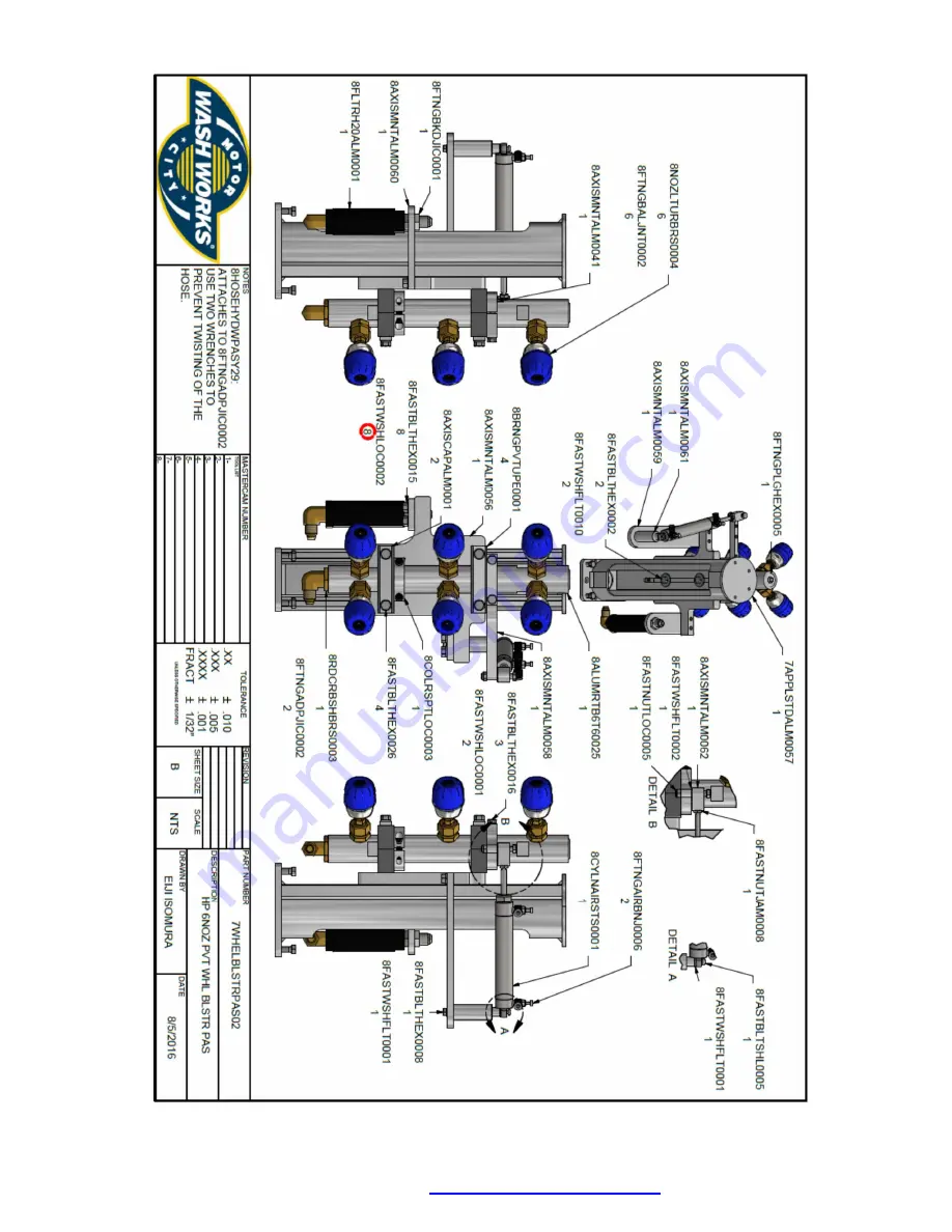 Motor City Wash Works 7AXISAIRPNL0002 Скачать руководство пользователя страница 13