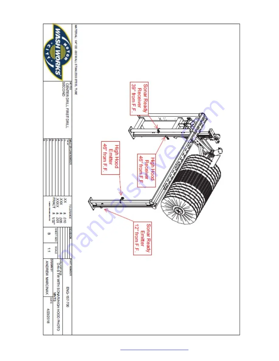 Motor City Wash Works DRY N'SHINE Installation Manual Download Page 56