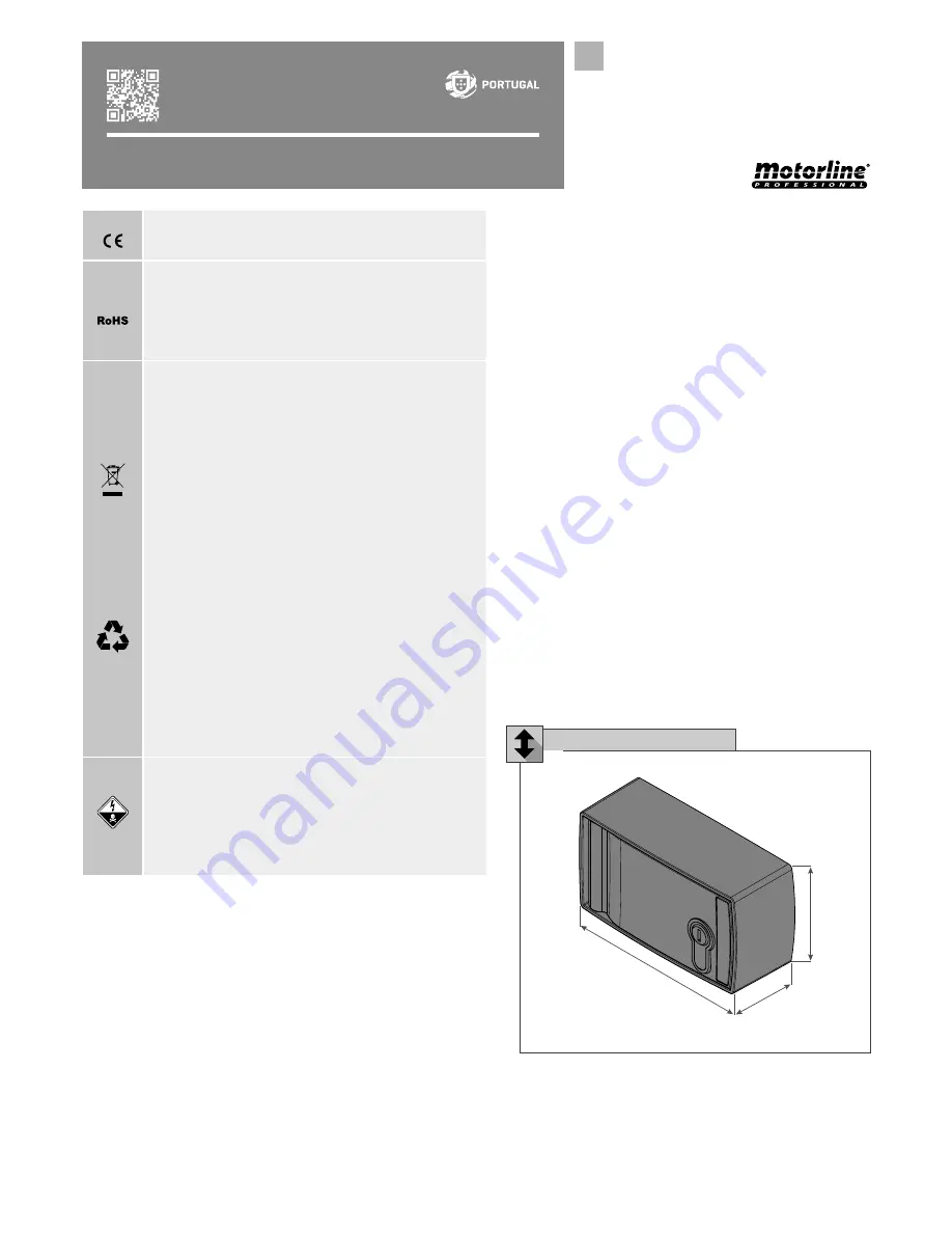 Motorline professional CSV100 Скачать руководство пользователя страница 1