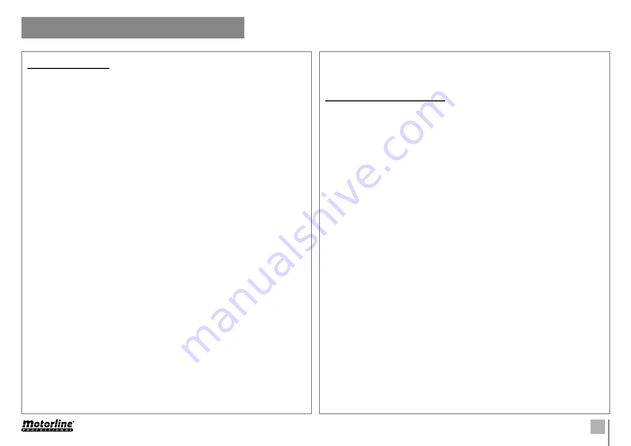 Motorline professional SLIDE1024 User'S And Installer'S Manual Download Page 3