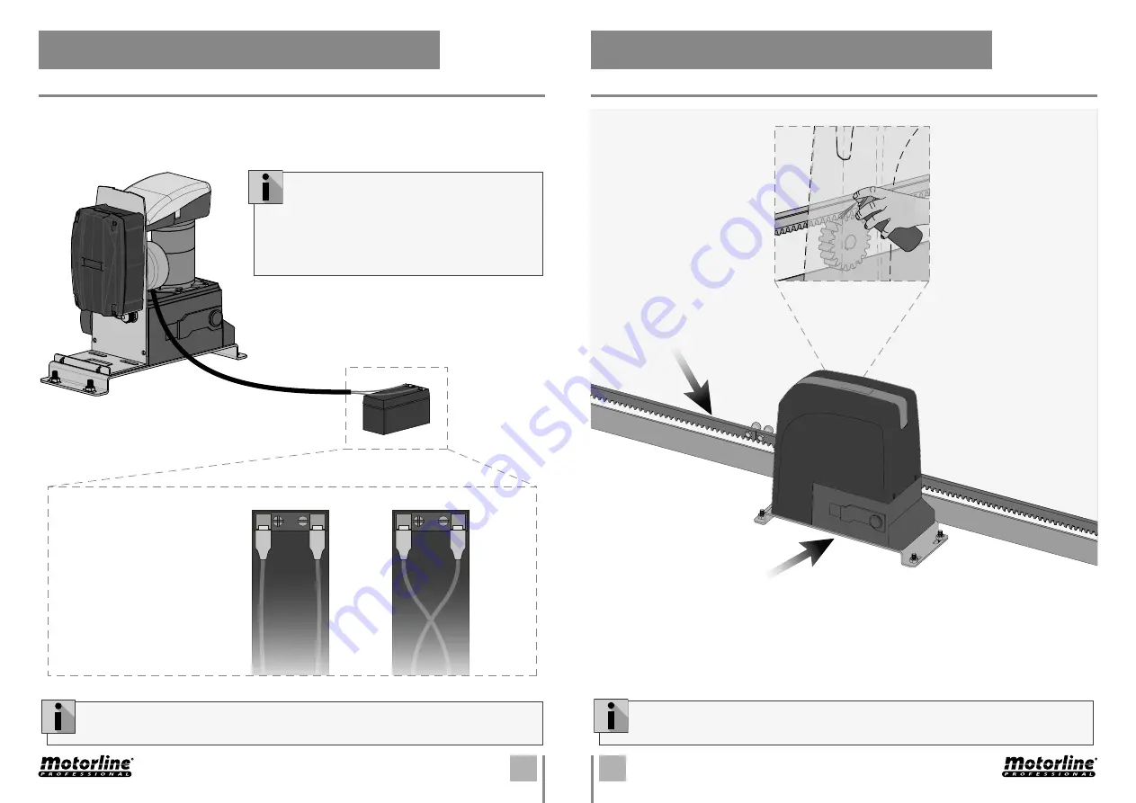 Motorline professional SLIDE1024 User'S And Installer'S Manual Download Page 13