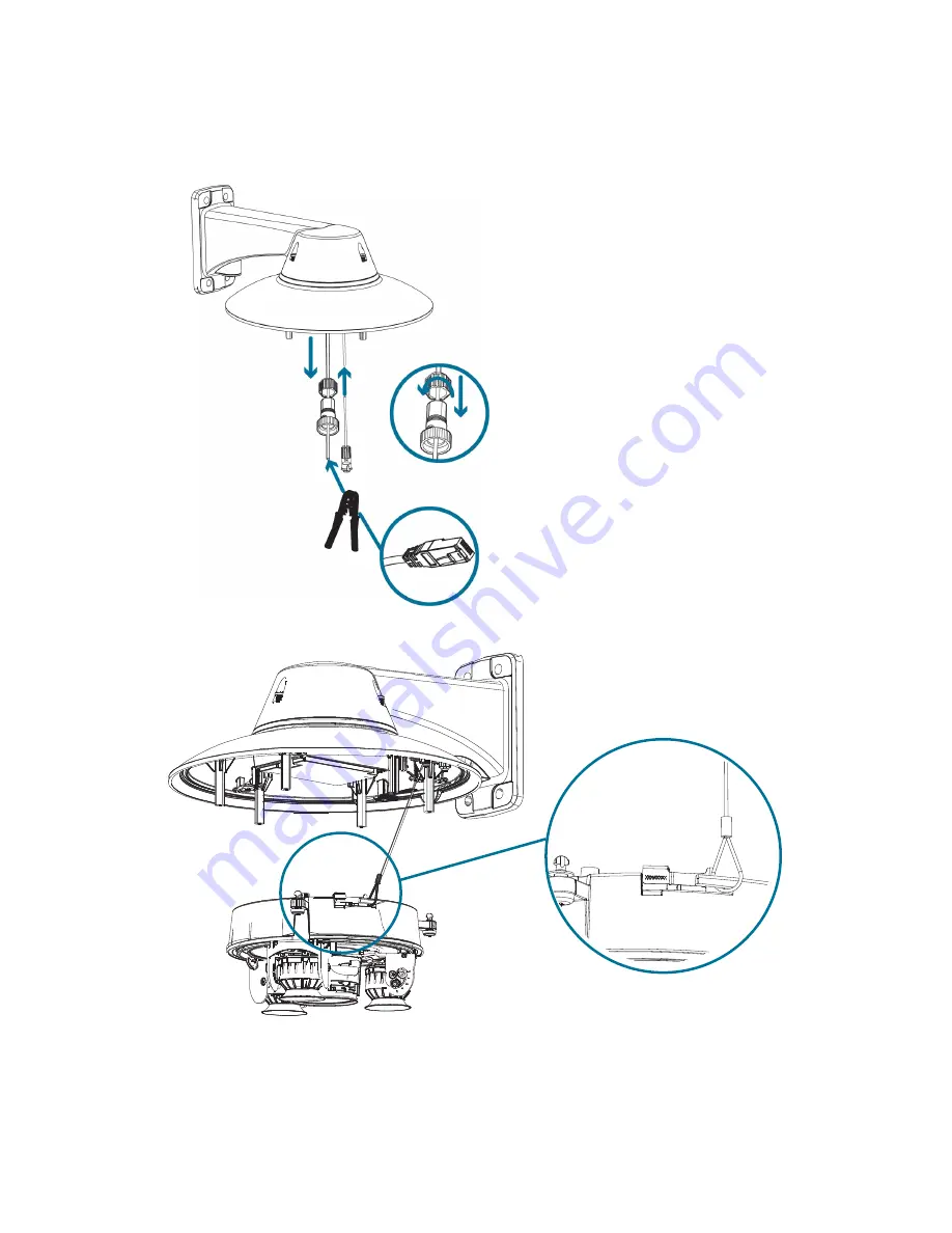 Motorola solutions PELCO Sarix Multi Pro Installation Manual Download Page 22