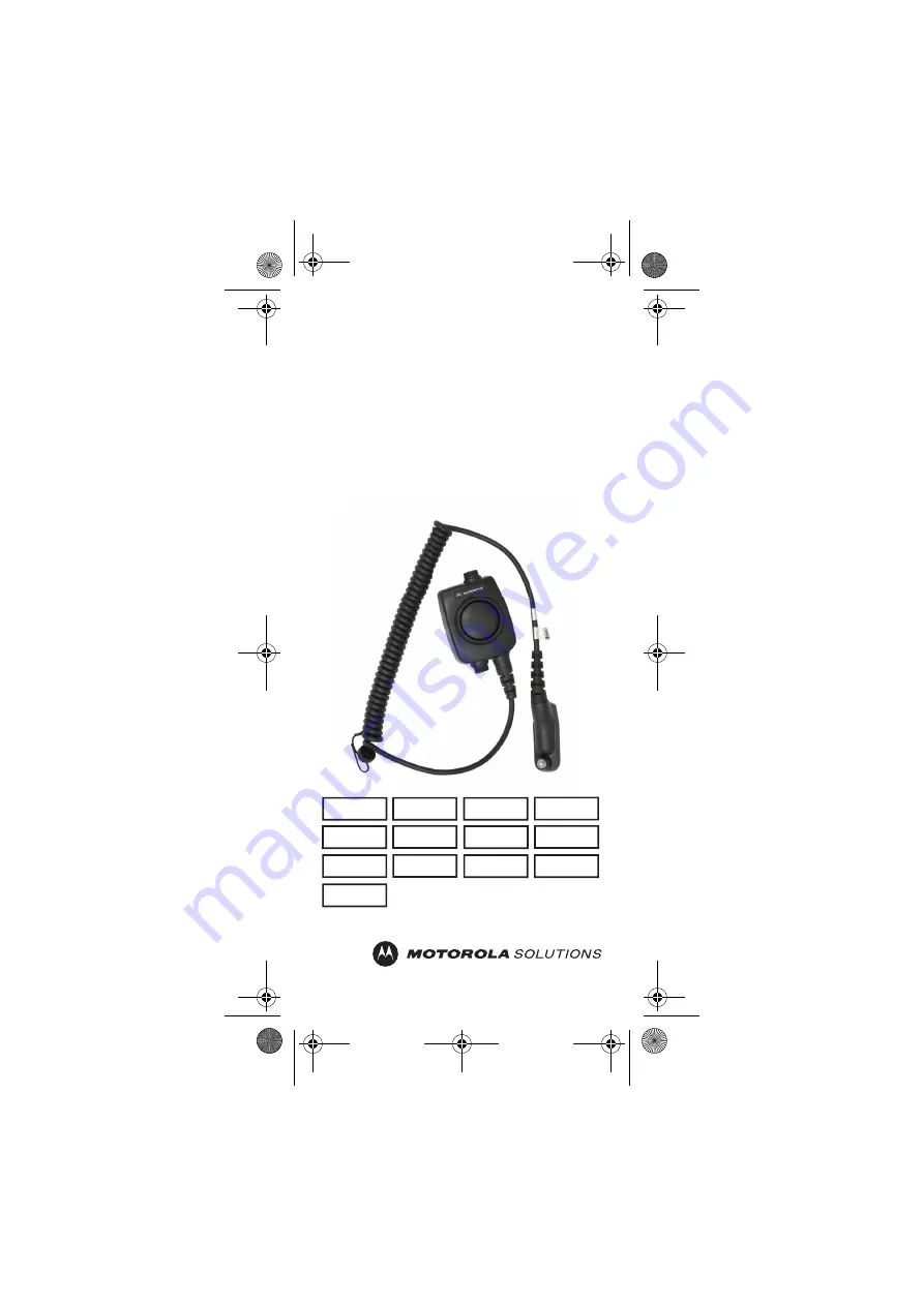 Motorola solutions PMLN6827 Manual Download Page 1