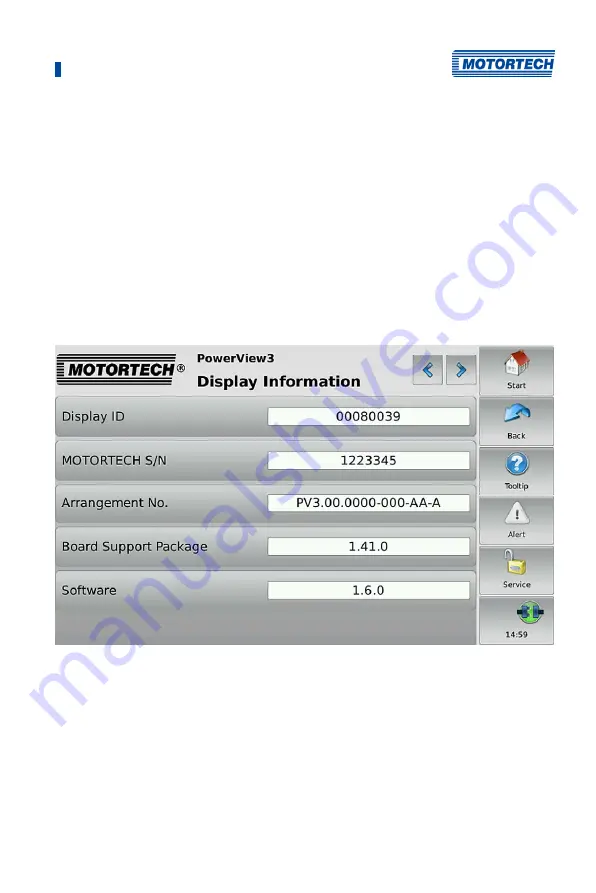 Motortech PoewerView3 Скачать руководство пользователя страница 59