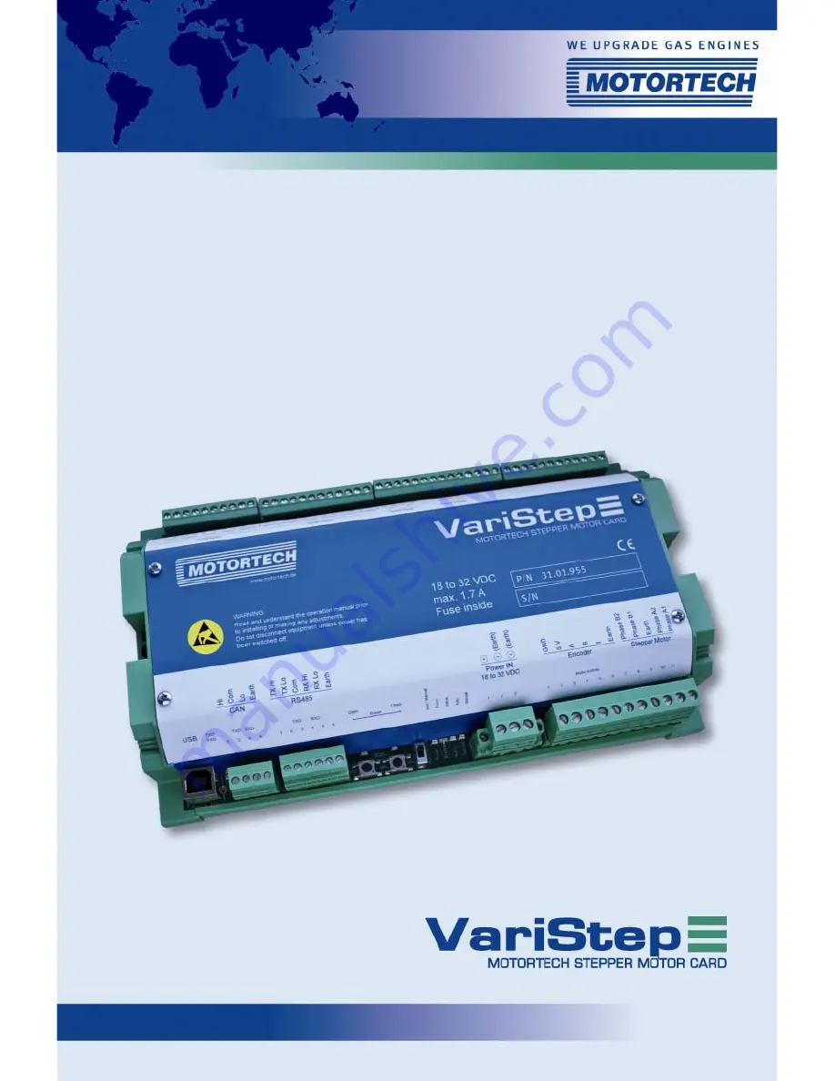 Motortech Varistep Operating Manual Download Page 1