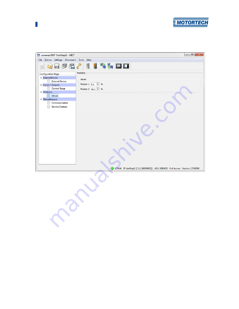 Motortech VariStep3 Operating Manual Download Page 59