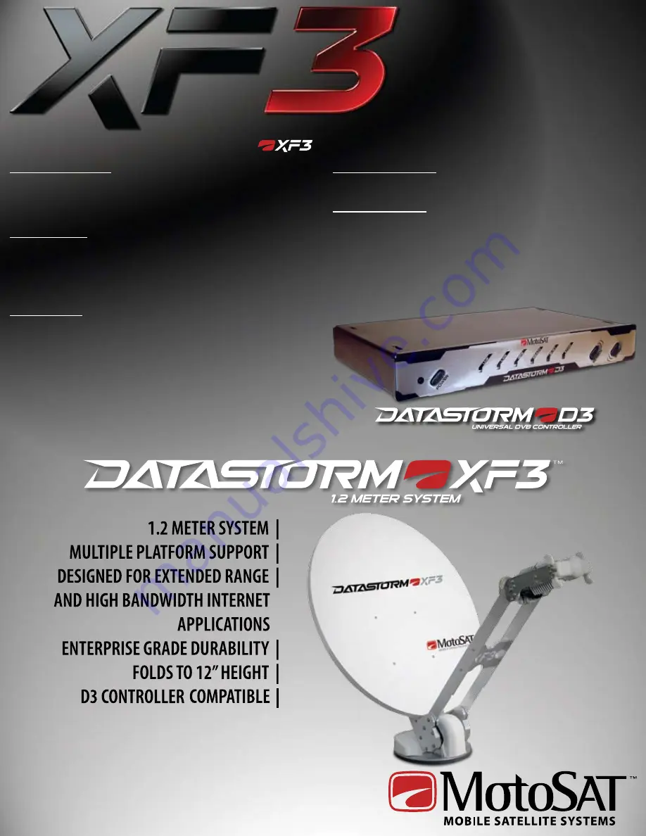 MotoSAT DataStorm XF3 Скачать руководство пользователя страница 2