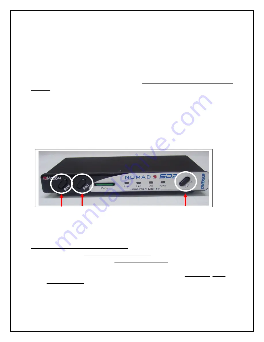 MotoSAT Nomad SD2 User Manual Download Page 11