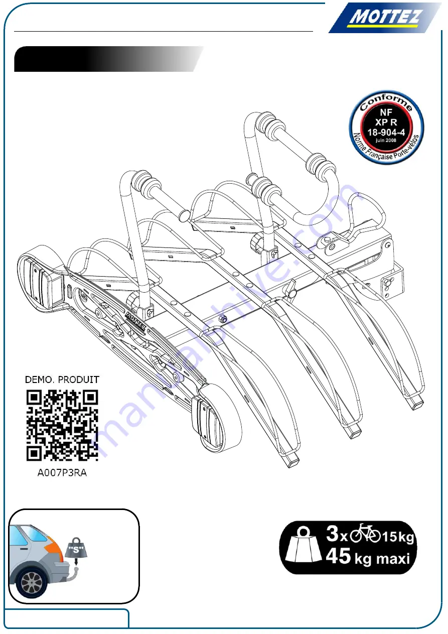 Mottez A007P3RA Assembly Instructions Manual Download Page 1