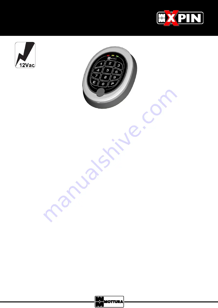 Mottura XPIN 99.735 Manual Download Page 1