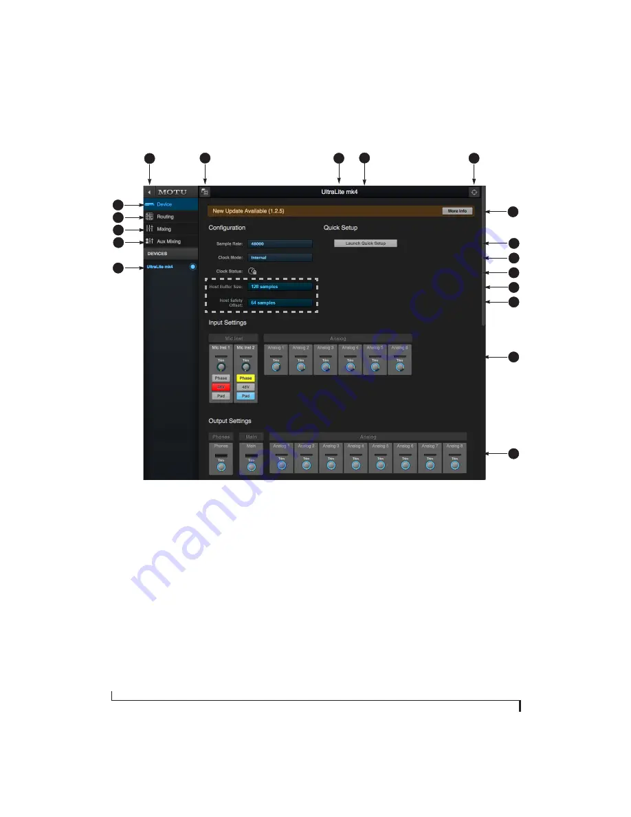MOTU UltraLite-mk4 Скачать руководство пользователя страница 12