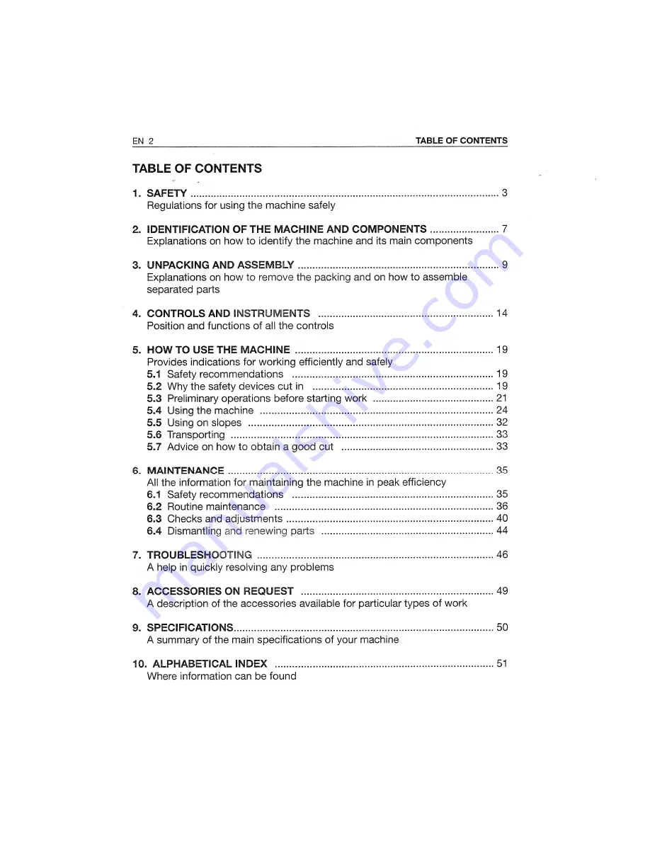 Mountfield 1228M H Manual Download Page 4