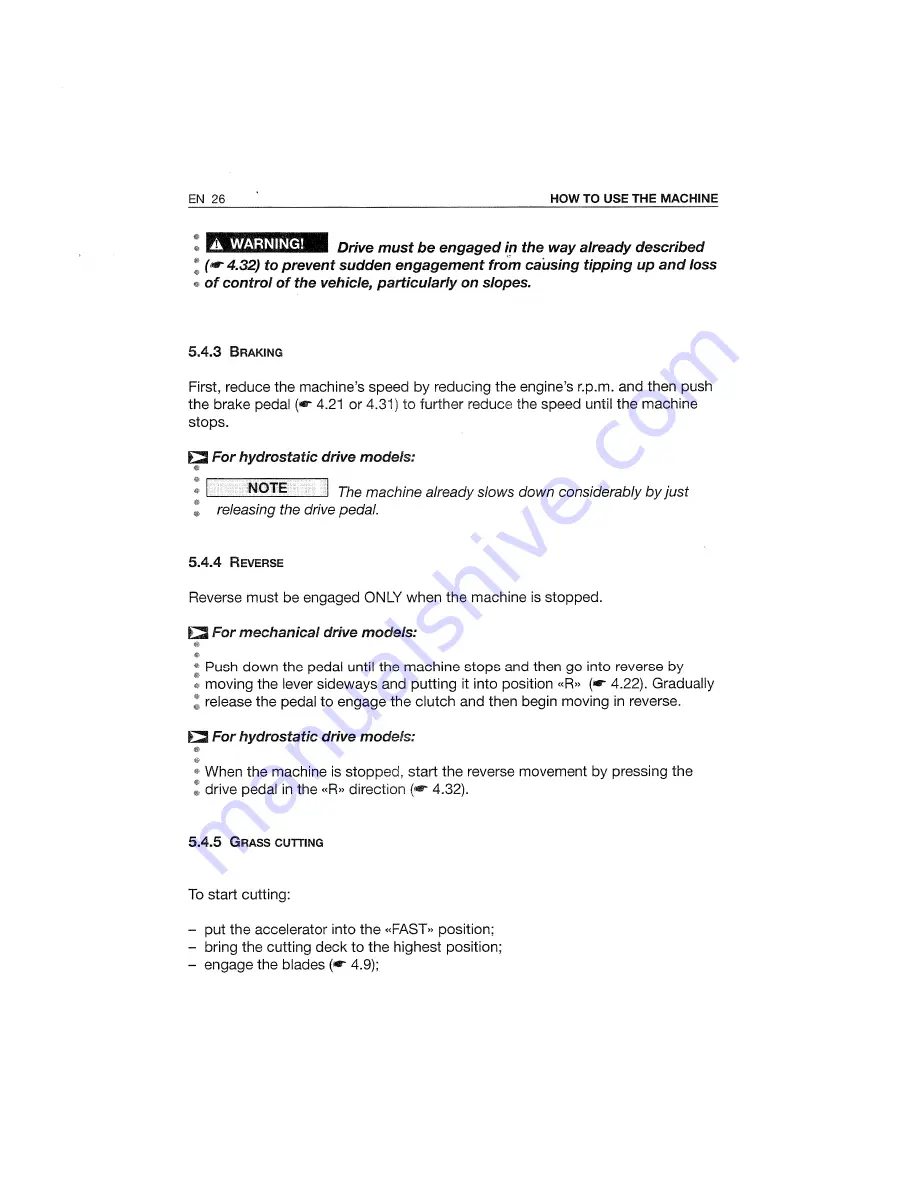 Mountfield 1228M H Manual Download Page 28