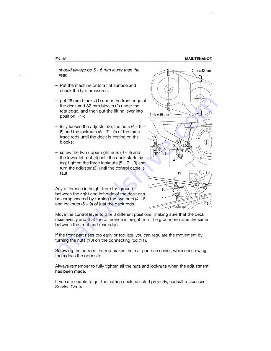 Mountfield 1228M H Manual Download Page 44