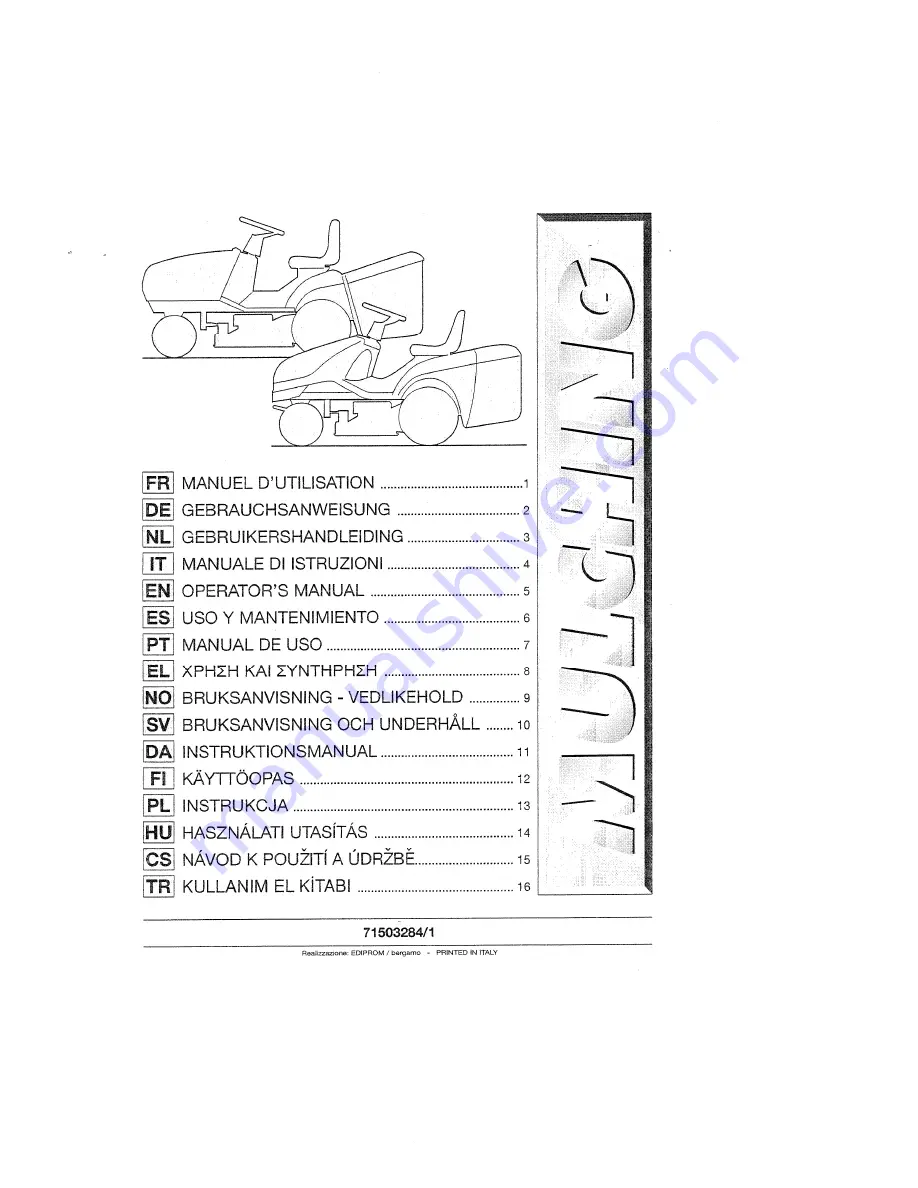 Mountfield 1228M H Manual Download Page 54