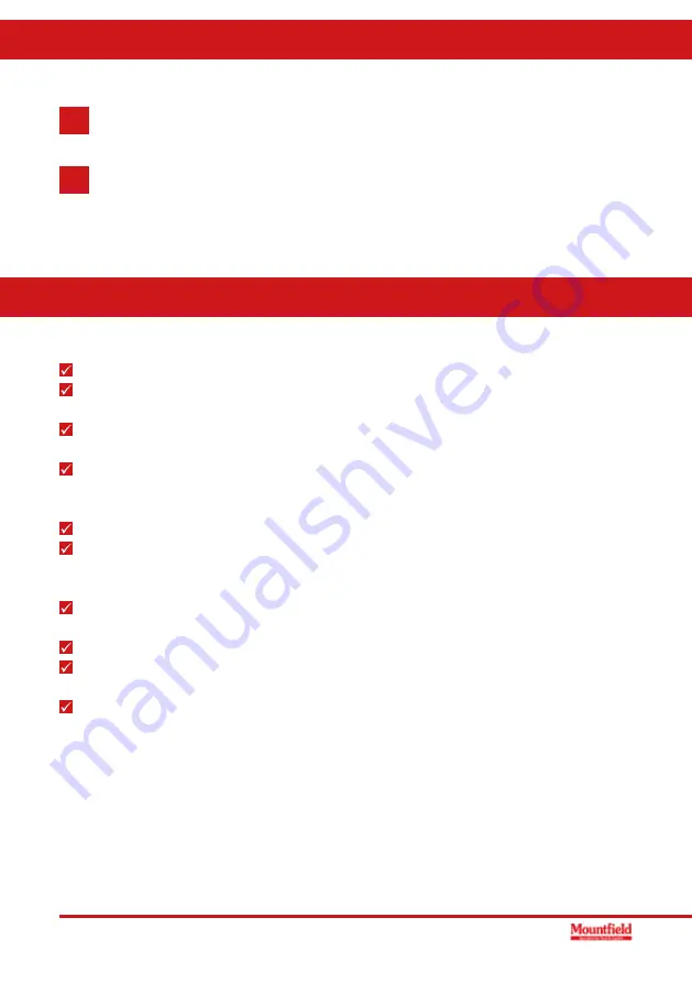 Mountfield 3SAU0026 Instructions For Installation And Use Manual Download Page 20