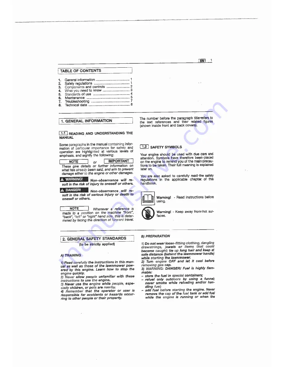 Mountfield Multiclip 501HP/PD Operator'S Manual Download Page 11