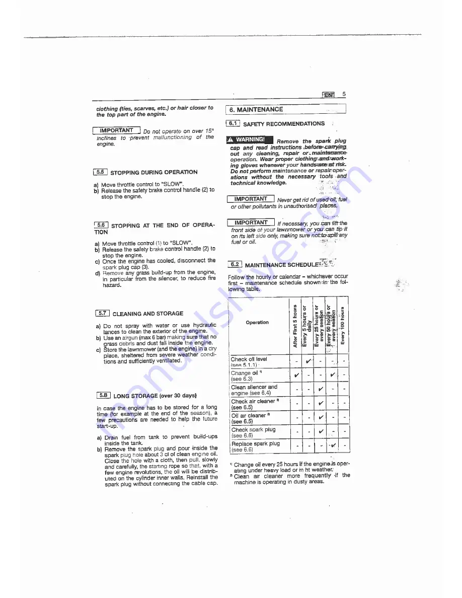 Mountfield Multiclip 501HP/PD Operator'S Manual Download Page 15