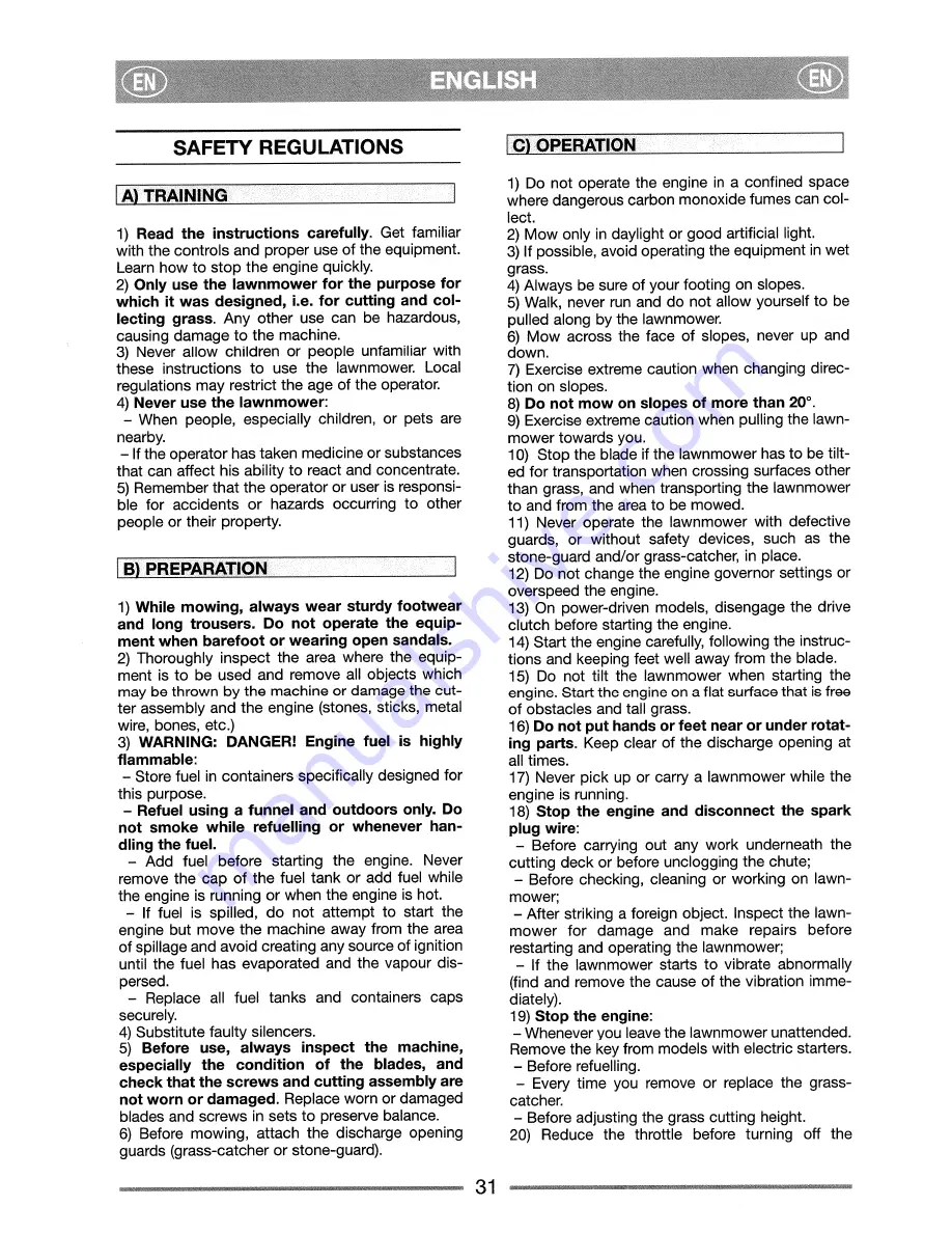 Mountfield SP 554 Operator'S Manual Download Page 5