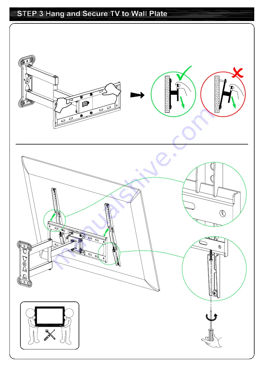 Mounting Dream HM2377 Installation Instruction Download Page 8