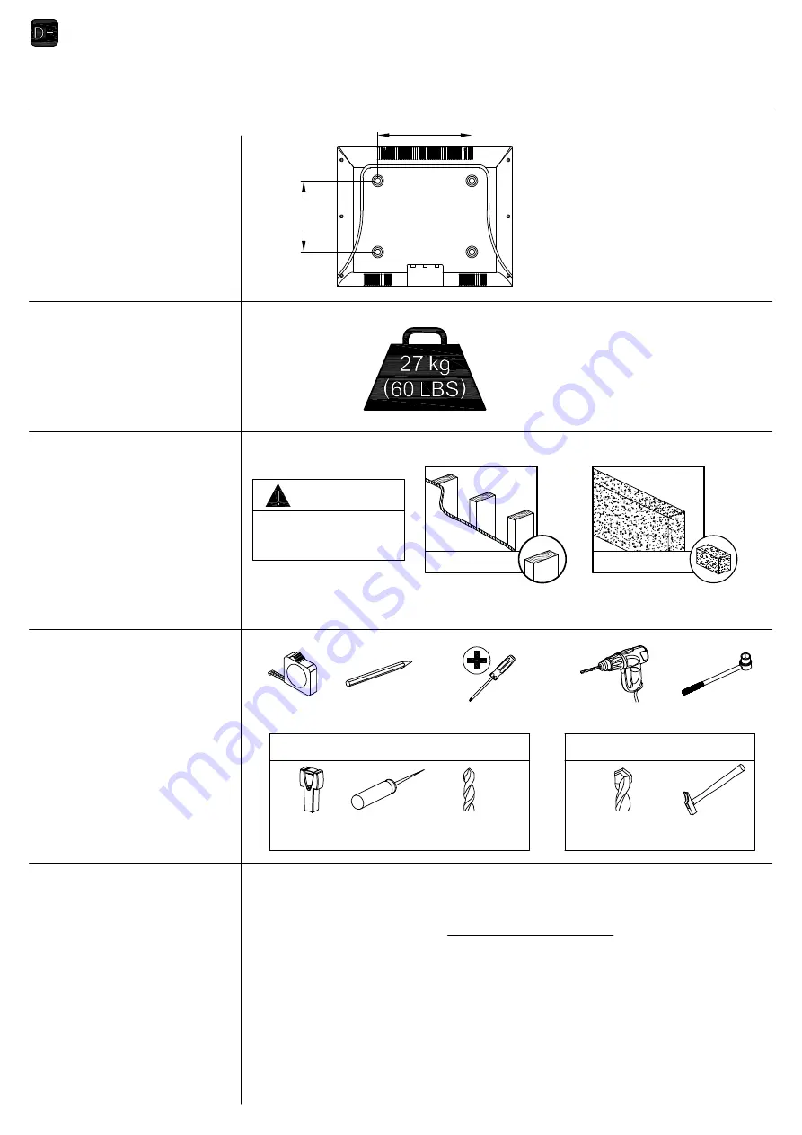 Mounting Dream HM2413-MX Installation Instructions Manual Download Page 13