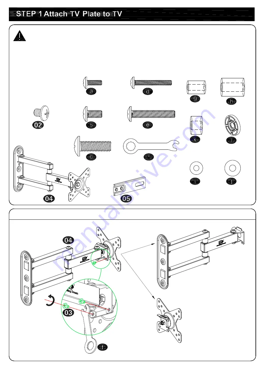 Mounting Dream HM2463-L Installation Instructions Manual Download Page 3