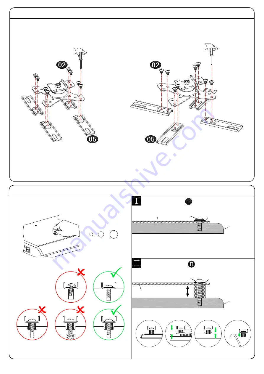 Mounting Dream HM2463-L Installation Instructions Manual Download Page 5